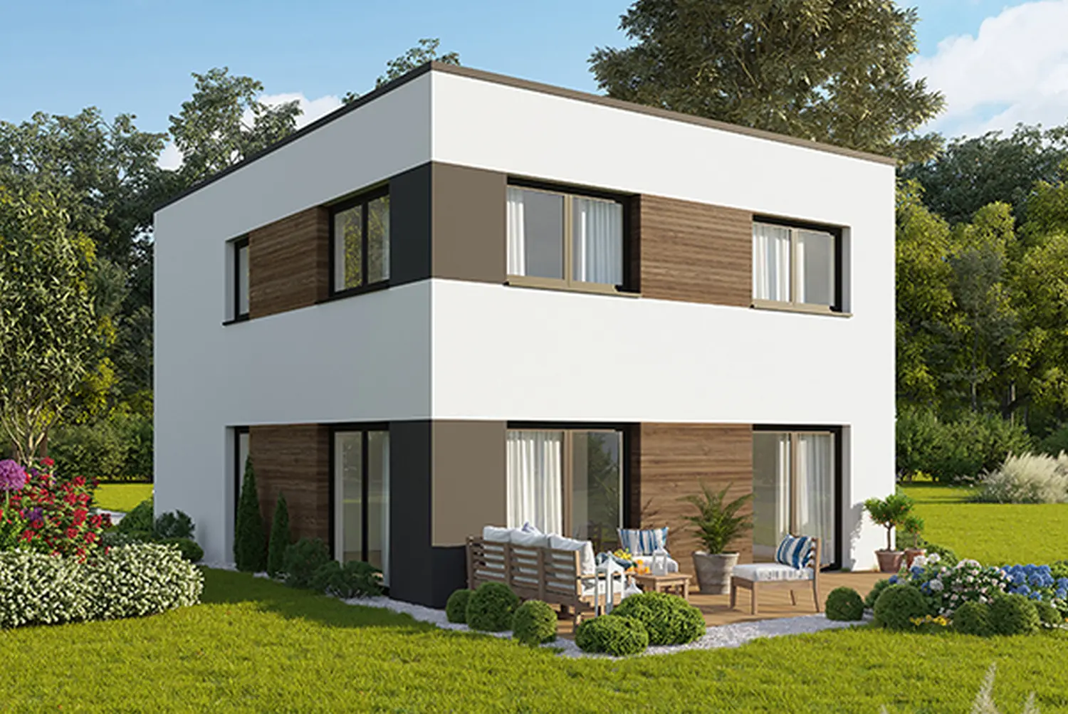Attraktive Wohnen GmbH modernes Einfamilienhaus